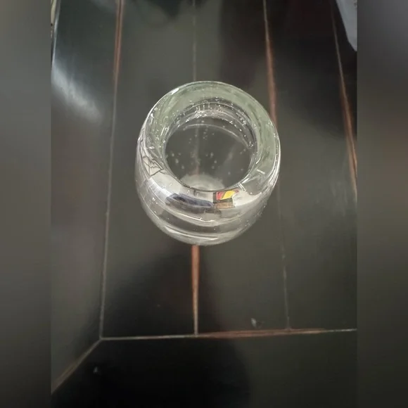 Bubble glass bud vase - Picture 5 of 7
